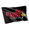 Desert Cactus Illinois State University ISU Flag - 3 x 5 Feet Redbirds Banner, Indoor/Outdoor Durable Fabric, 100% Polyester Design (Style A) view 1