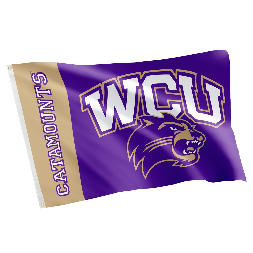 Desert Cactus Western Carolina University Flag Catamounts WCU Banners 100% Polyester Indoor Outdoor 3x5 feet Flags (Team Name)