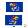Desert Cactus The University of Kansas TUK Flag - 3 x 5 Feet Jayhawks Banner, Indoor/Outdoor Durable Fabric, 100% Polyester Design (Style A) view 2