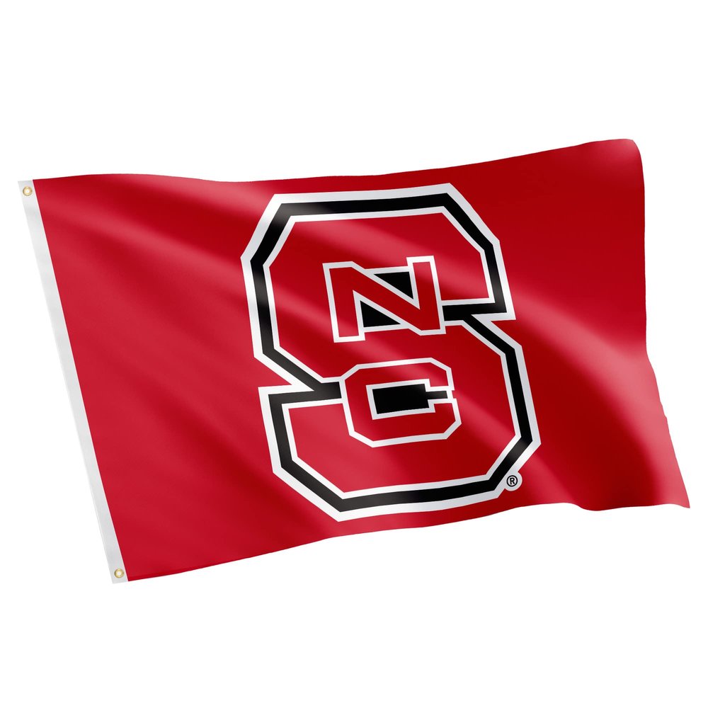 Desert Cactus North Carolina State University NCSU Flag - 3 x 5 Feet Wolfpack Banner, Indoor/Outdoor Durable Fabric, 100% Polyester Design (Style 3)
