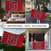 Desert Cactus North Carolina State University NCSU Flag - 3 x 5 Feet Wolfpack Banner, Indoor/Outdoor Durable Fabric, 100% Polyester Design (Style 3) view 3