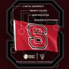 Desert Cactus North Carolina State University NCSU Flag - 3 x 5 Feet Wolfpack Banner, Indoor/Outdoor Durable Fabric, 100% Polyester Design (Style 3) view 4
