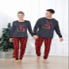 Benaive Matching Family Christmas Pajamas Set Holiday Pjs for Women Men Sleepwear (Multicolor, Reindeer, 12) view 2