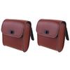 BESPORTBLE 2pcs Cycling Bag Synthetic Leather Motorcycle Saddlebag Flap Openings for Easy for Carrying Small Items Like Wallets and Phones view 1