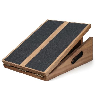 Slant Board for Calf Stretching, Adjustable Wooden Calf Stretcher Incline Board, Wedge Stretcher for Squats, Professional Stretch Board for Knees Ankle Heel Feet Leg