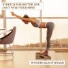 Slant Board for Calf Stretching, Adjustable Wooden Calf Stretcher Incline Board, Wedge Stretcher for Squats, Professional Stretch Board for Knees Ankle Heel Feet Leg view 2