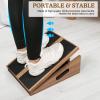 Slant Board for Calf Stretching, Adjustable Wooden Calf Stretcher Incline Board, Wedge Stretcher for Squats, Professional Stretch Board for Knees Ankle Heel Feet Leg view 3