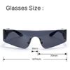 HCHES Sports Trends Goggles Sunglasses Women Men Fashion Punk Glasses Eyeglasses Designer Mirror Sport Eyewear Goggle,5,As Shown view 3