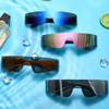 HCHES Sports Trends Goggles Sunglasses Women Men Fashion Punk Glasses Eyeglasses Designer Mirror Sport Eyewear Goggle,5,As Shown view 4