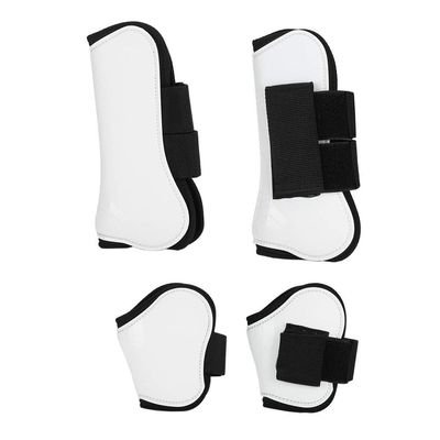 Horse Leg Boot, Horse Leg Wraps Front Back Leg Guard, Adjustable Horse Leg Guard, Horse Hind Leg Boots for Cowboy Lightweight Tough Dressage Horse Riding Equestrian