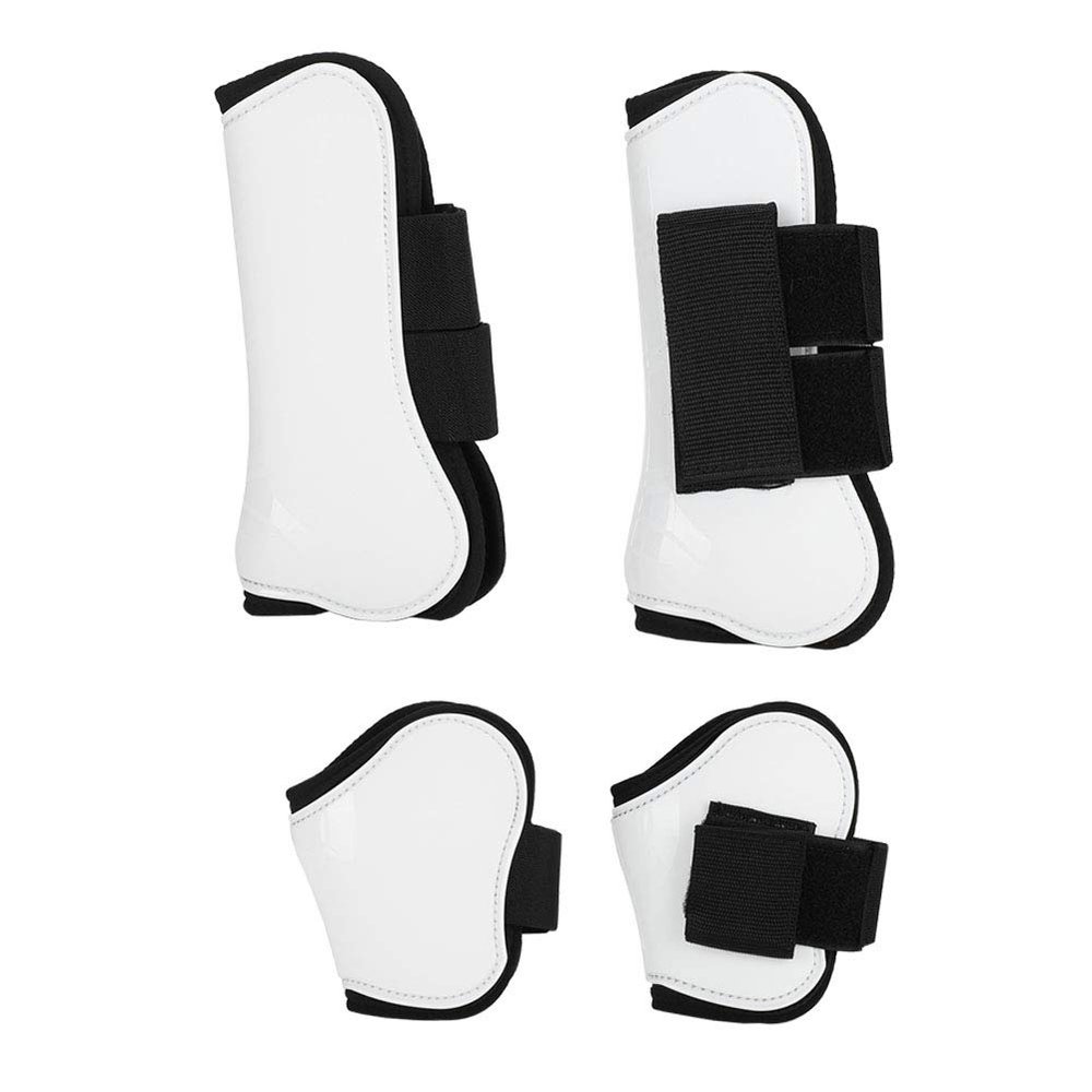 Horse Leg Boot, Horse Leg Wraps Front Back Leg Guard, Adjustable Horse Leg Guard, Horse Hind Leg Boots for Cowboy Lightweight Tough Dressage Horse Riding Equestrian