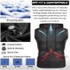 Amussiar Men's Workout Hooded Tank Tops Gym Muscle Shirt with Kanga Pocket Sleeveless Bodybuilding Hoodies Heather Grey view 4