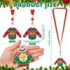 Woanger 20 Pcs Ugly Christmas Sweater Awards with Neck Ribbon, 20 Styles view 3