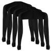 iphree 4 Pieces UV Sun Protective Cooling Shawl Arm Sleeve with Thumb Hole for Women Men Cycling Driving Sports Golf Sleeves Arm Cover Shrug, Black X 4 view 1