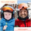 TOODOO 2 Pieces Ski Goggle Cover Microfiber Protective Ski Snowboard Protectors for Snow goggles and Helmet Cover(Sun Style) view 3