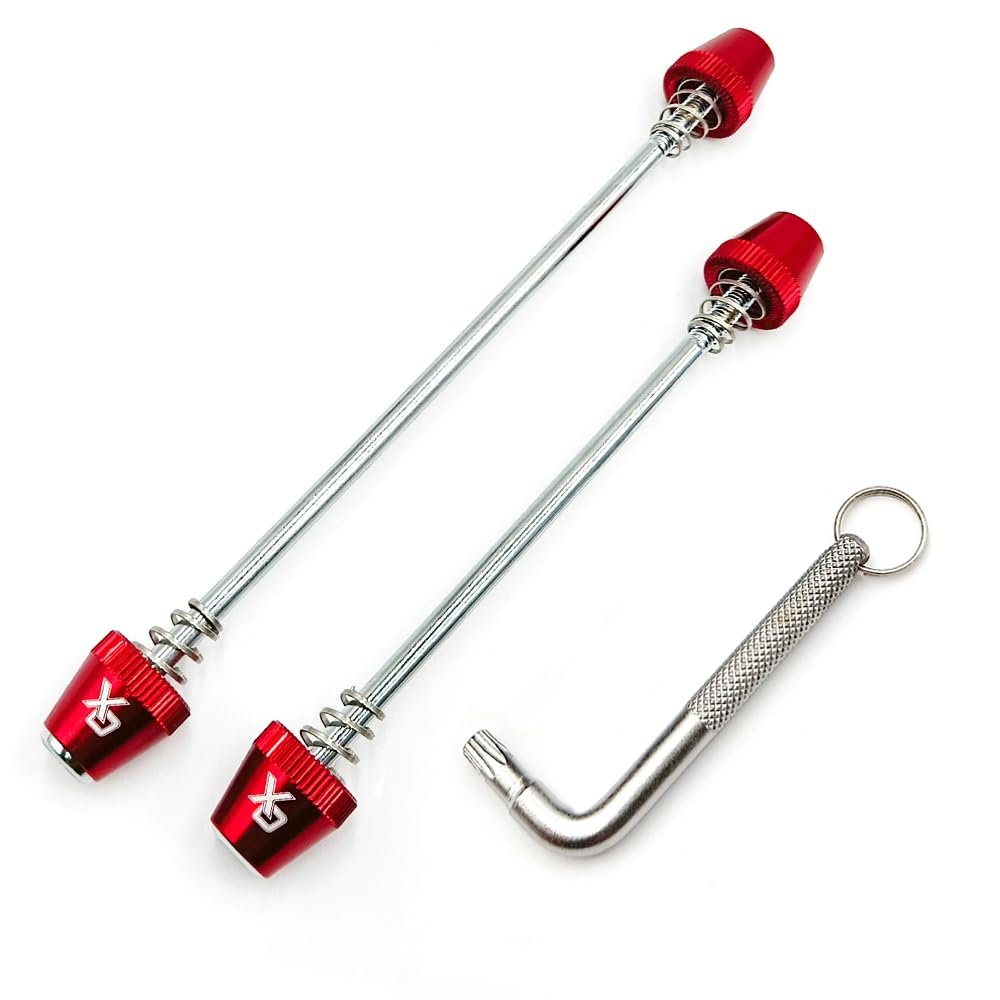 ONIPAX Bike Anti-Theft Locking Skewer 7 Lobe Bicycle Wheel Hub with Key
