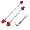 ONIPAX Bike Anti-Theft Locking Skewer 7 Lobe Bicycle Wheel Hub with Key view 1