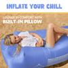 AlphaBeing Inflatable Lounger Beach Chair Accessories, Air Sofa Hammock Inflatable Couch for Camping Backyard Lakeside with Compression Sacks, Ideal Outdoor Gifts for Adults view 4