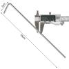 17 Pack Heavy Duty Metal Tent Stakes for Outdoor Decorations, Gardening & Canopies, Christmas Decorations view 2