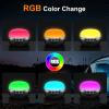ZMNT LED Camping Lantern Rechargeable 1400LM, Up to 420H Running Time Camping Tent RGB Light, 10400mAh Emergency Hanging Light for Hurricane, Power Outages, Home, Hiking view 4