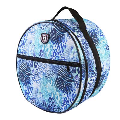 Harrison Howard Motorcycle Helmet Bag Waterproof Storage Carrying Bag Icyblue Leopard