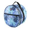 Harrison Howard Motorcycle Helmet Bag Waterproof Storage Carrying Bag Icyblue Leopard view 1