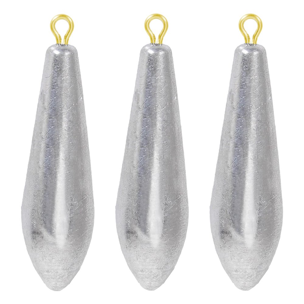 AMYSPORTS Drop Shot Fishing Weights Kit Lead Freshwater Fishing Sinkers Bass Casting Removable Fishing Weights Saltwater Streamlined 15pcs 1/2oz