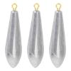 AMYSPORTS Drop Shot Fishing Weights Kit Lead Freshwater Fishing Sinkers Bass Casting Removable Fishing Weights Saltwater Streamlined 15pcs 1/2oz view 1