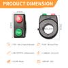 HUDAMZKY WUXING DK226/DK11 Electric Bike Scooter Light Switch 24V/36V/48V/60V/72V Ebike Lamp and Horn Switch (DK11) view 2