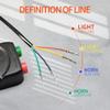HUDAMZKY WUXING DK226/DK11 Electric Bike Scooter Light Switch 24V/36V/48V/60V/72V Ebike Lamp and Horn Switch (DK11) view 3