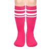 Girls Pink Football Socks, Youth Boys Pink Softball Socks view 1
