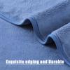 Wuwahold Microfiber Gym Towels Bigger Size Super Soft for Exercise Fitness, Sports, Workout, 380-GSM 15-Inch x 31-Inch Quick-Drying Towels (3 Pack, Pure Blue) view 3