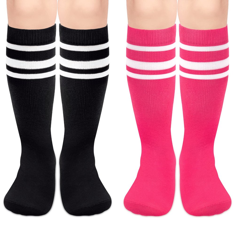 Girls Soccer Socks Kids Soccer Socks Youth Soccer Socks Toddler Soccer Socks Youth Football Socks Pink Baseball Socks