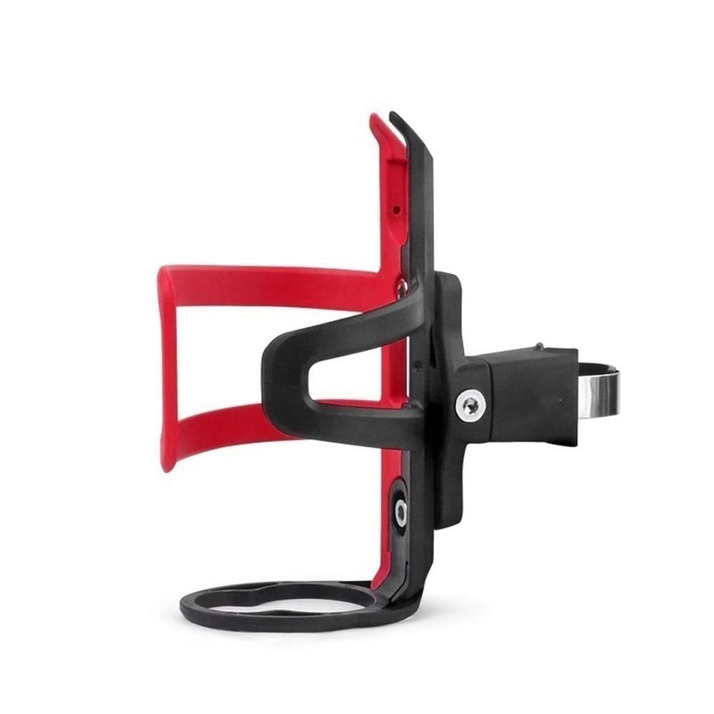 Beyori Ultra Lightweight Aluminum Alloy Bicycle Water Bottle Holder Cage MTB Road Bike Drink Bottles Mount Rack Cycling Accessories (Color : Red)