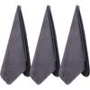 Wuwahold Microfiber Gym Towels Bigger Size Super Soft for Exercise Fitness, Sports, Workout, 380-GSM 15-Inch x 31-Inch Quick-Drying Towels (3 Pack, Pure Grey) view 1