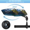 2 Pack Bike Mirrors, eBike Mirrors for Handlebars, 360 Adjustable Safety Bicycle Rear View Mirrors, Scratch Resistant Glass Lens, Bicycle Universal Fit Accessories view 2