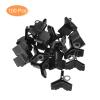 PATIKIL Fishing Hook Bonnets, 100 Pack Plastic Treble Hook Covers Hook Safety Caps Protectors Fit for Standard Size 1/0, 2/0, Black view 3