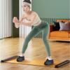 LAERPER Slide Board, with End Stops, Sliding Booties, Mesh Carrying Bag and Exercise Guide for Low Impact Balance Training (Skating, Hockey) view 2