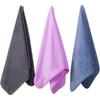 Wuwahold Microfiber Gym Towels Bigger Size Super Soft for Exercise Fitness, Sports, Workout, 380-GSM 15-Inch x 31-Inch Quick-Drying Towels (3 Pack, Pure Grey+Blue+Purple) view 1