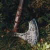 VIKING HOUSE Axes Handmade Viking Axe Hatchet Norse Axe- 40" Long Two-Handed Berserker Axe Forged Axe - Bearded Axe - with Sheath(AB-001) view 4