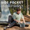 EVER ADVANCED Folding Camping Cot for Adults, Compact Sleeping Cots with Side Pocket, Portable Heavy Duty Foldable Camp Bed with Carry Bag for Outdoor, Travel, Grey view 2