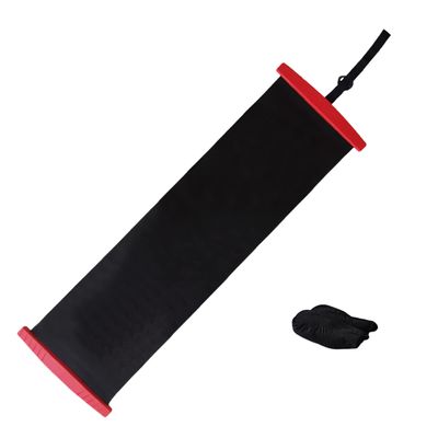 LAERPER Portable Icehockey Slide Board Training Aid,Home Gym Equipment for Workout and Balance Cardio Exercise,Glide Training to Improve Agility with Shoe Booties and Carrying Bag Included