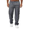 AIFARLD Men's Cargo Pants with Pockets Cotton Hiking Sweatpants Casual Athletic Jogger Sports Outdoor Trousers Relaxed Fit Grey view 2