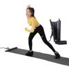 LAERPER Portable Icehockey Slide Board Training Aid,Home Gym Equipment for Workout and Balance Cardio Exercise,Glide Training to Improve Agility with Shoe Booties and Carrying Bag Included view 4