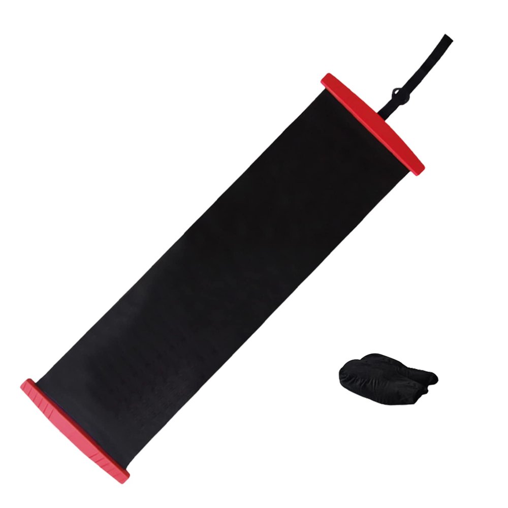 LAERPER Slide Board - Super Smooth Board Home Gym Slide Exercise with Shoe Sleeve! Super Smooth Surface for The Best Result