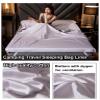 Sleeping Bag Liners Compact Adult Sleeping Bag Liner, Comfortable Cotton Sleeping Bag Sheets for Outdoor Camping Travel, Single Double Sleeping Bag, for All Seasons view 2
