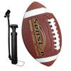 Senston Football Size 9/6 - Premium Composite Leather High School/Kids/Youth Football with Pump view 1