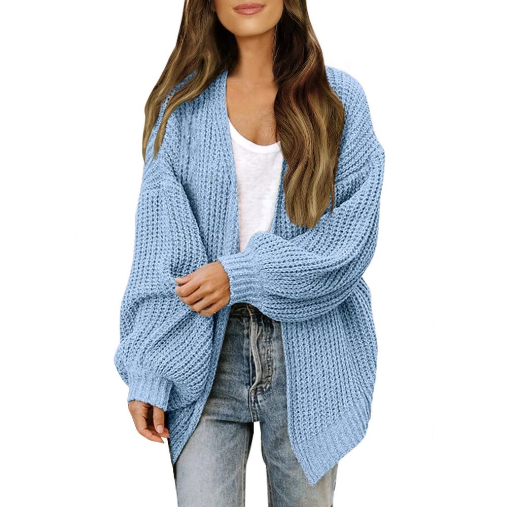 Women's Long Sleeve Open Front Casual Lightweight Soft Knit Cardigan Sweater Sweater And Cardigans for Women