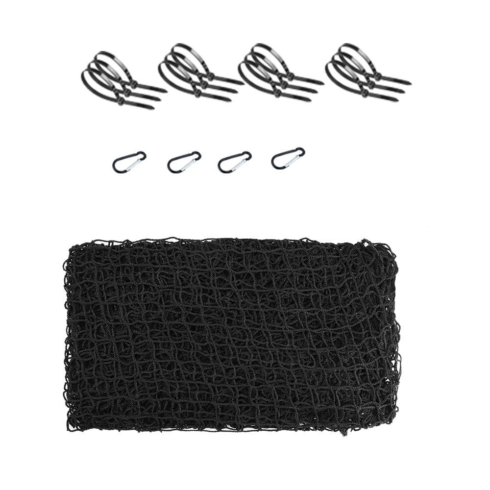 Vilemoon 10X15FT Golf Practice Net, Black Polyethene Golf Net for Driving and Hitting Practice, Suitable for Home, Garden, Garage, and Other Open Spaces