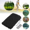 Vilemoon 10X15FT Golf Practice Net, Black Polyethene Golf Net for Driving and Hitting Practice, Suitable for Home, Garden, Garage, and Other Open Spaces view 2
